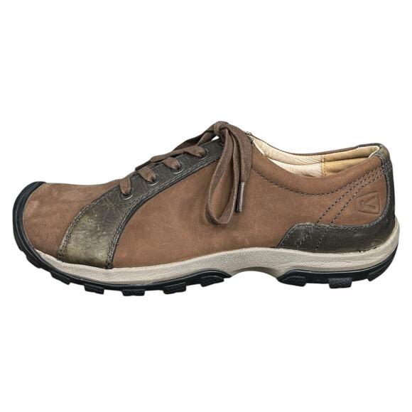 Keen Men’s Briggs Brown Leather Lace Up Hiking Shoe Size US 11 main image 10